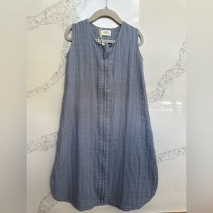 Mushie Brand New Organic Cotton Muslin Sleep Sack, 0-6months